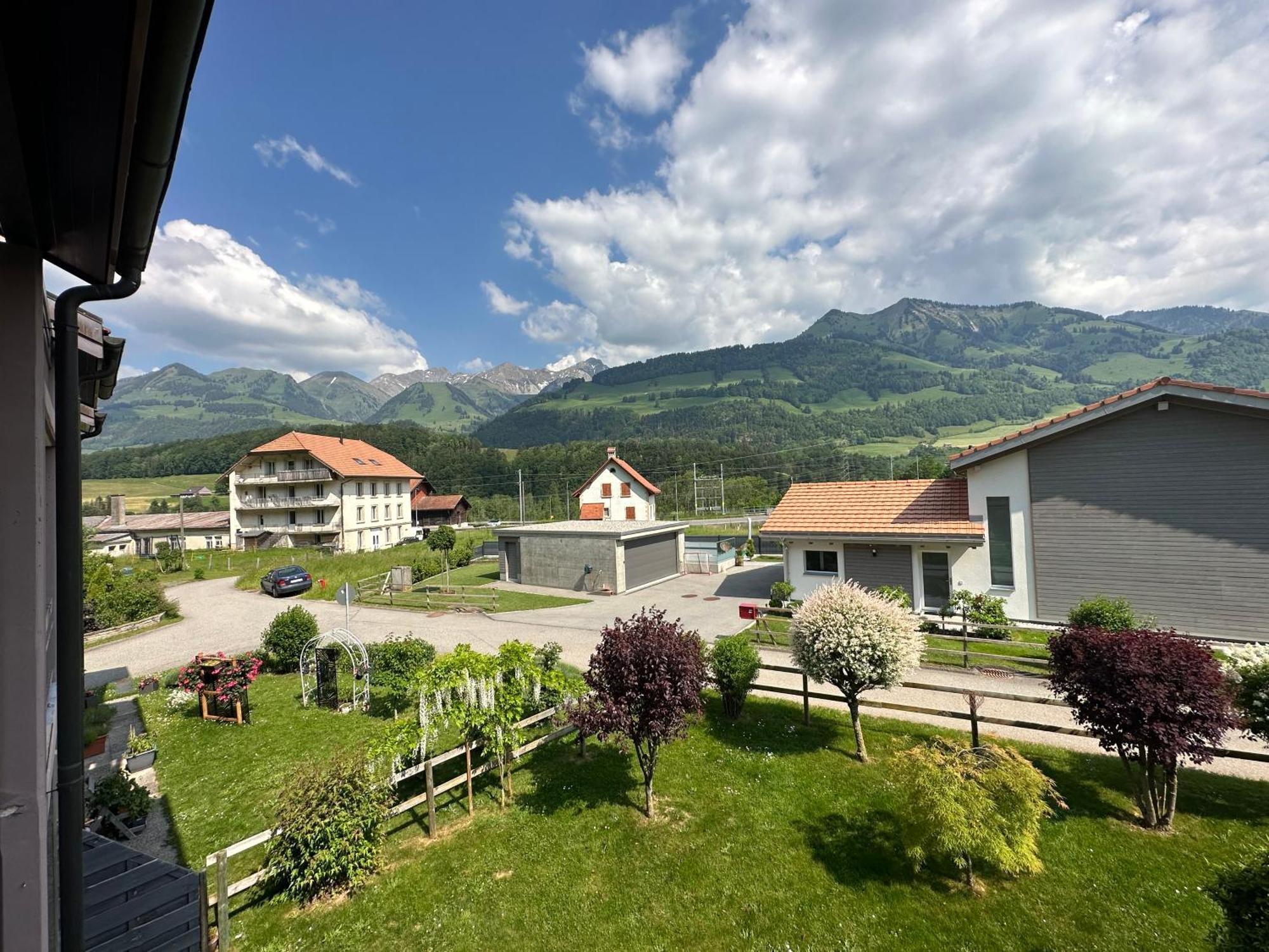 Gruyere Alpes Appartement 3 Chambres Bbq Parking Neirivue المظهر الخارجي الصورة